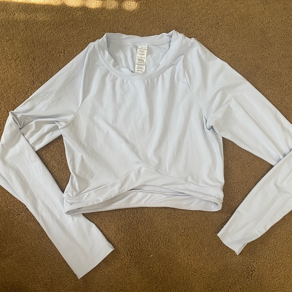 ALPHALETE Ultrasoft Apex Long Sleeve - Nova Blue - M